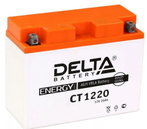 АКБ 12V20Ah (204х91х159) ( необслуж.) Delta
