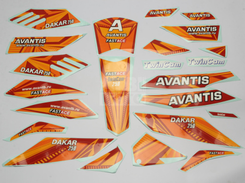Набор наклеек Avantis Dakar Набор наклеек Avantis Dakar